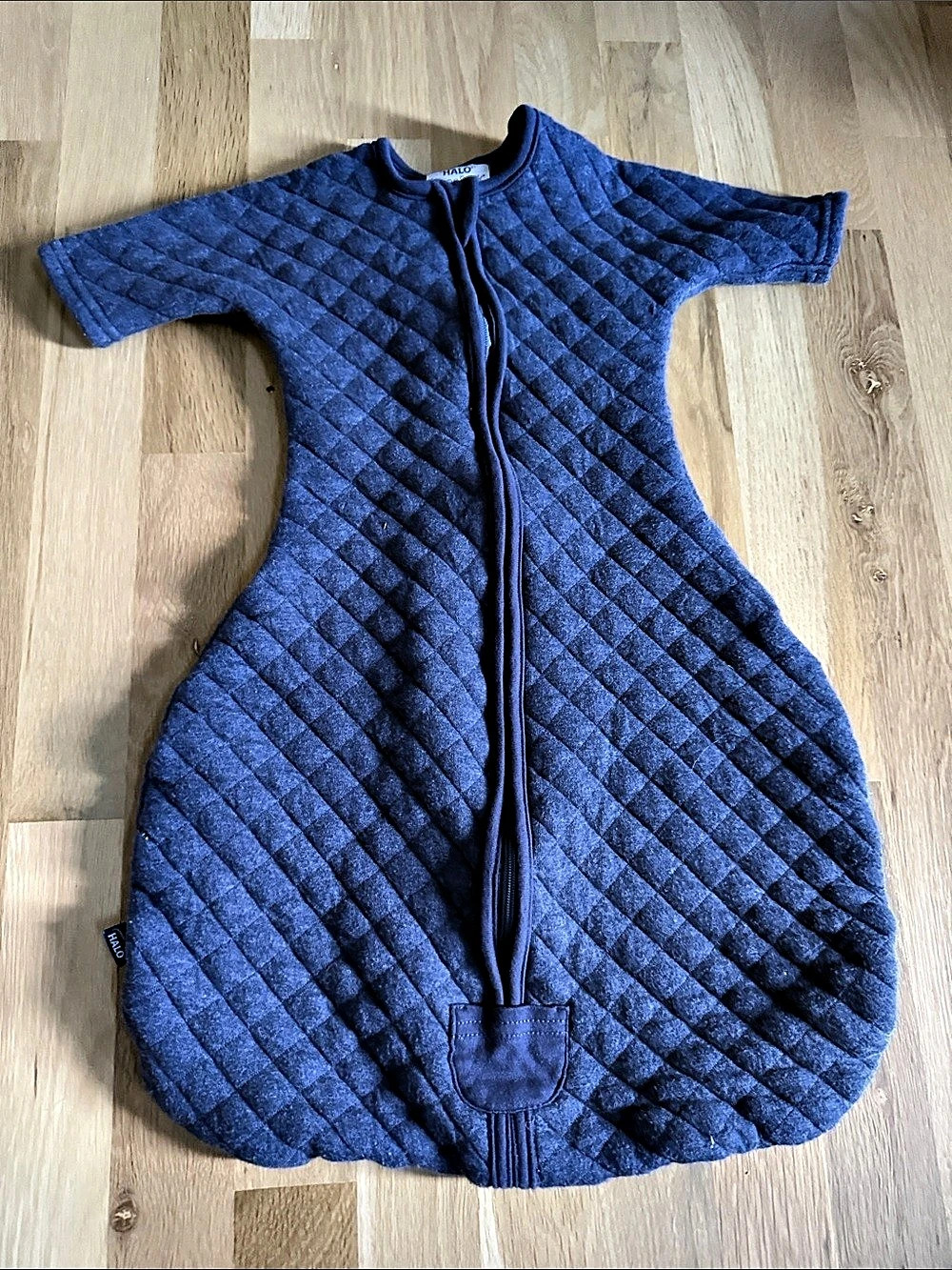 HALO SleepSack Easy Transition Wearable Blanket Blue Baby 3-6M